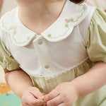 Floral Basic Romper For Baby girl Image