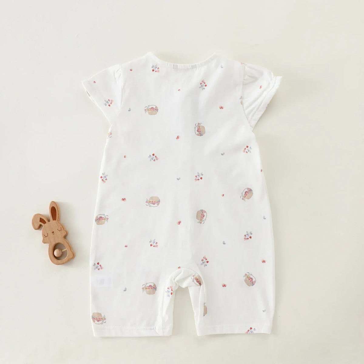 Floral Basic Romper For Baby girl Image