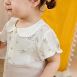 Floral Basic Romper For Baby girl Image