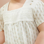 Floral Basic Romper For Baby girl Image