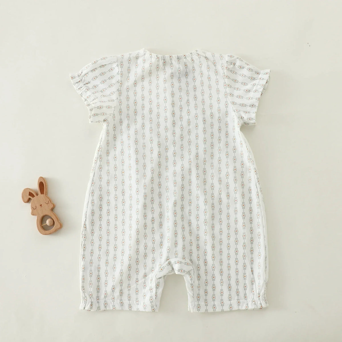 Floral Basic Romper For Baby girl Image