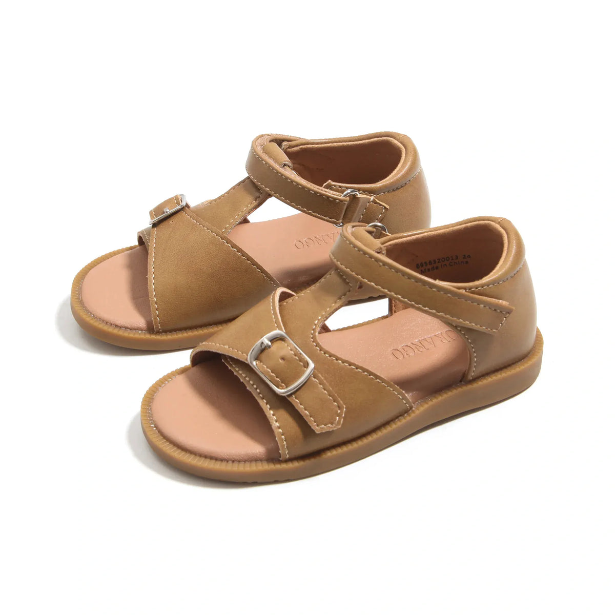 Khaki Casual Sandals For Boys Image