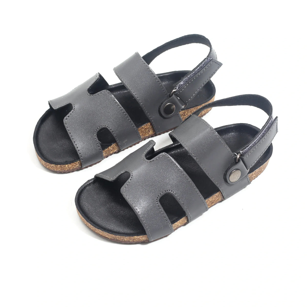 Grey Casual Sandals For Boys Image