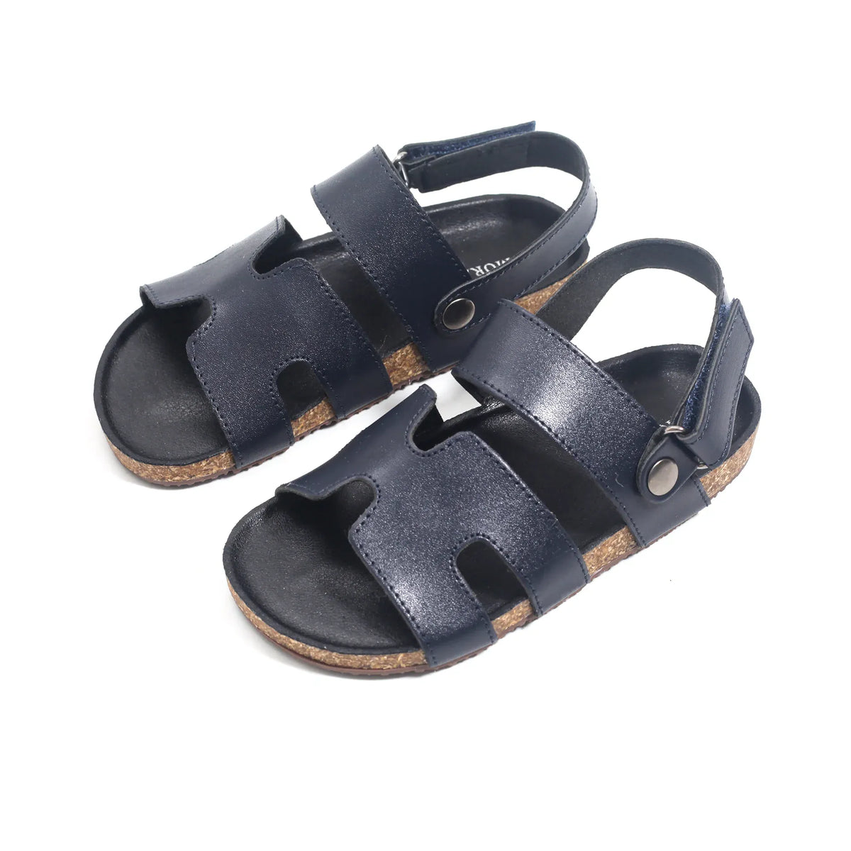 Navy Casual Sandals For Boys Image