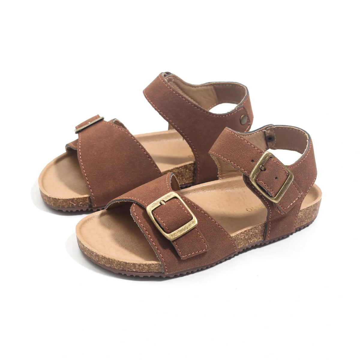 Coffee Casual Sandals For Boys Image