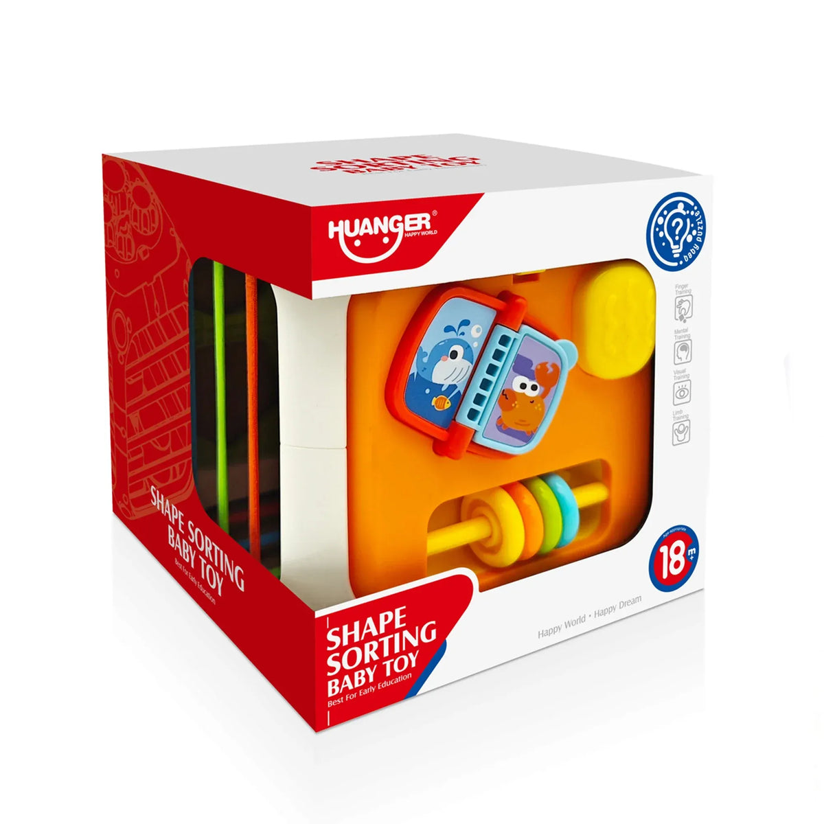 18M Multicolor Sesele Hexahedron for Baby Image