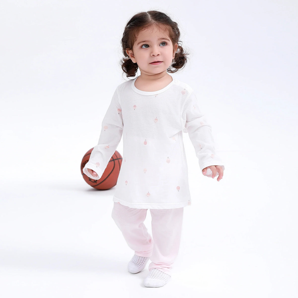 Pink Printed Pajamas Set-2Pc for Baby Image