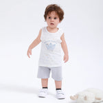 Blue Printed Street Look Set-2Pc for Baby Boy Image