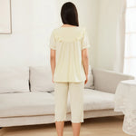 Embroidery Pajama Set 2Pc for Women Image