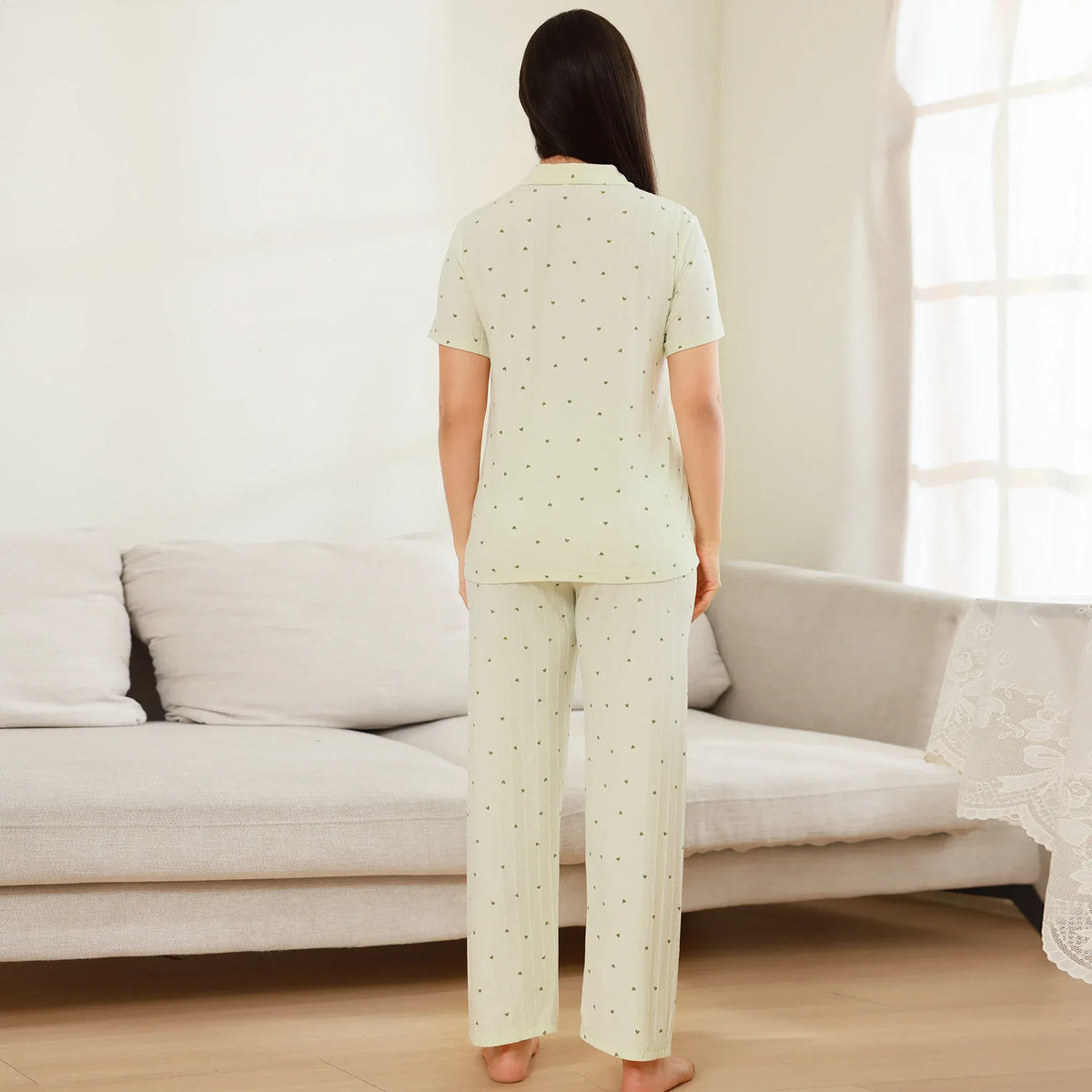 Printed Pajama Set 2Pc for Women Image