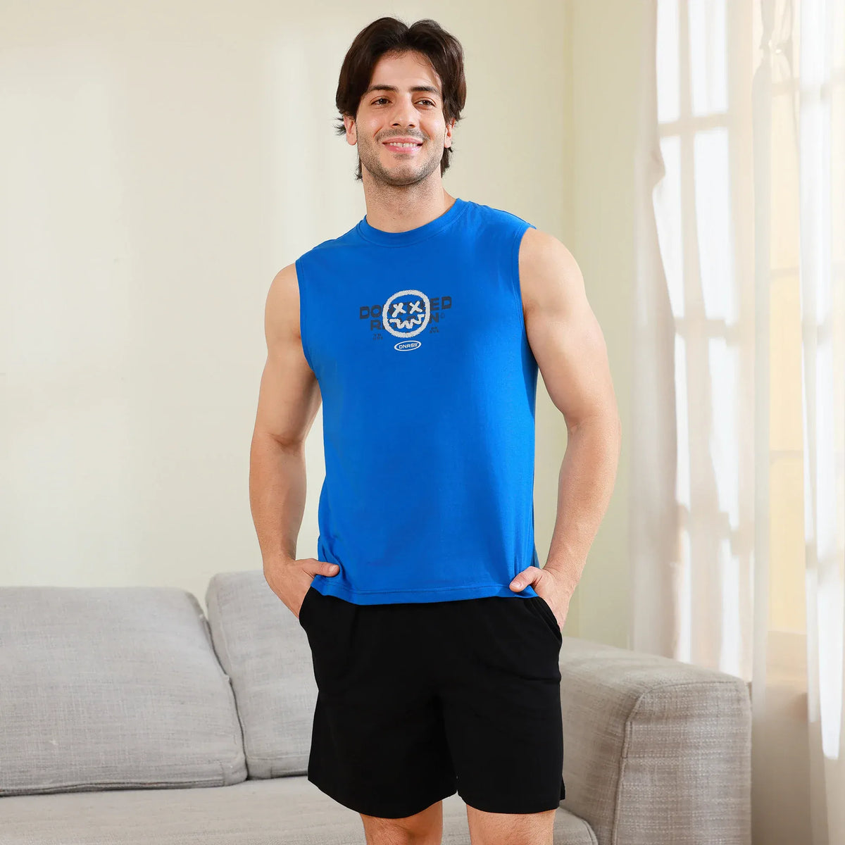 Printed Pajama Set 2Pc for Men Image