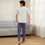Printed Pajama Set 2Pc for Men Image