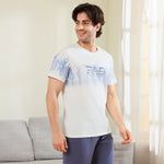Printed Pajama Set 2Pc for Men Image