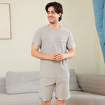 Jacquard Pajama Set 2Pc for Men Image