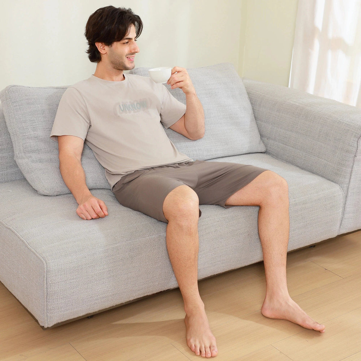 Printed Pajama Set 2Pc for Men Image