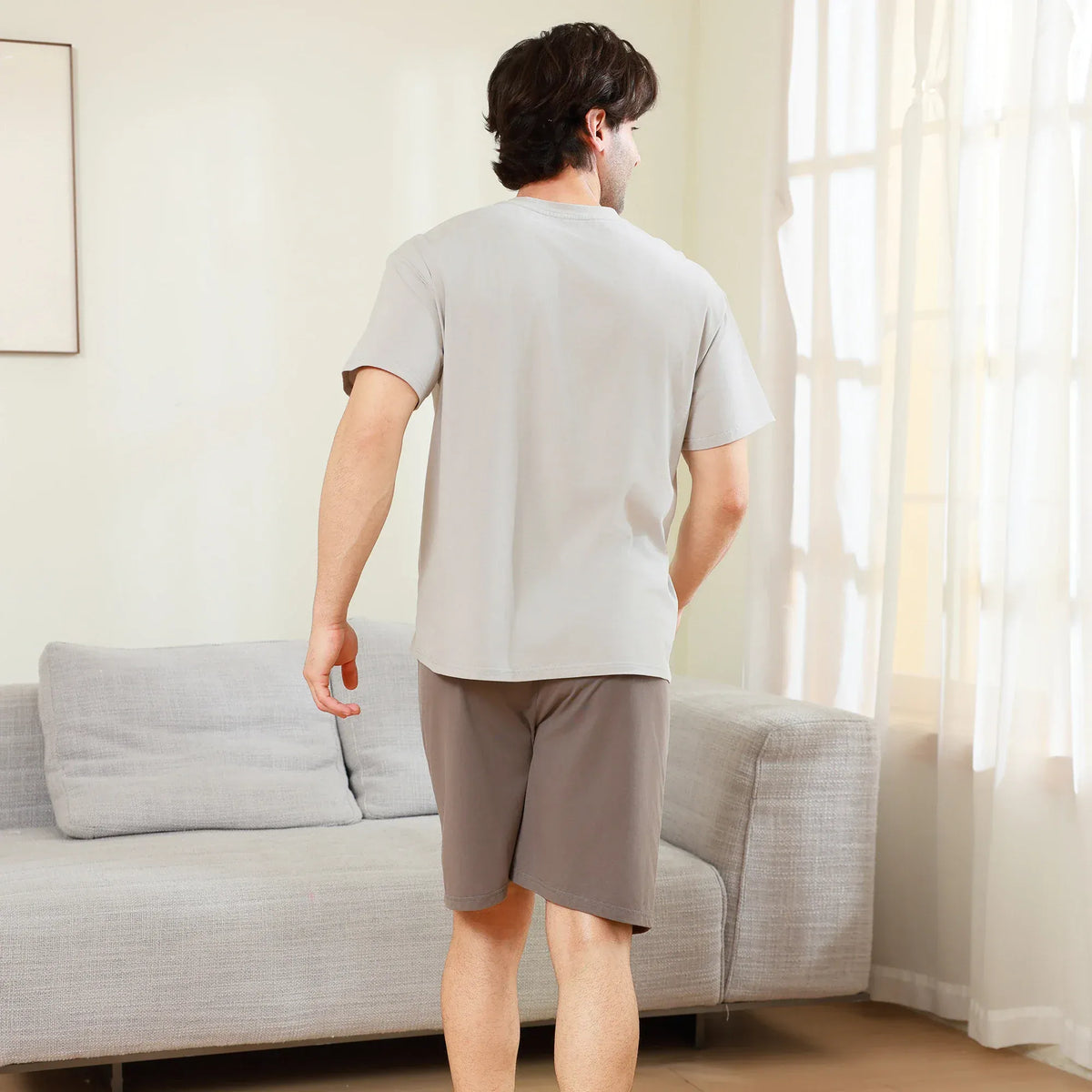 Printed Pajama Set 2Pc for Men Image