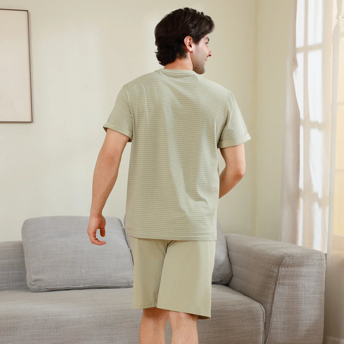 Printed Pajama Set 2Pc for Men Image