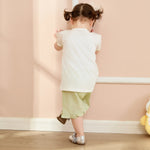 Floral T.Shirt and Plain Short For Baby girl Image