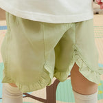 Floral T.Shirt and Plain Short For Baby girl Image