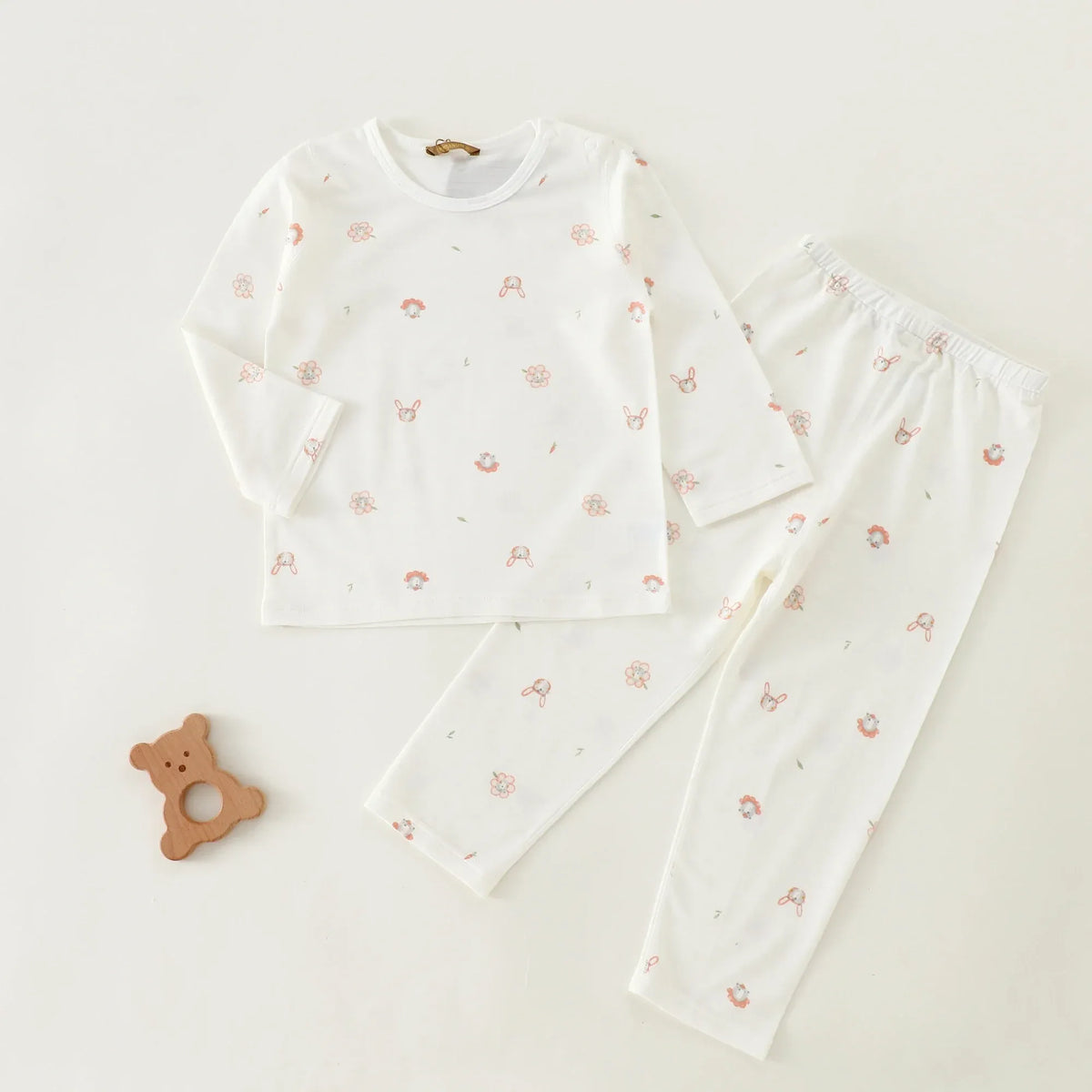 Pink Printed Pajama Set-2Pc For Baby girl Image