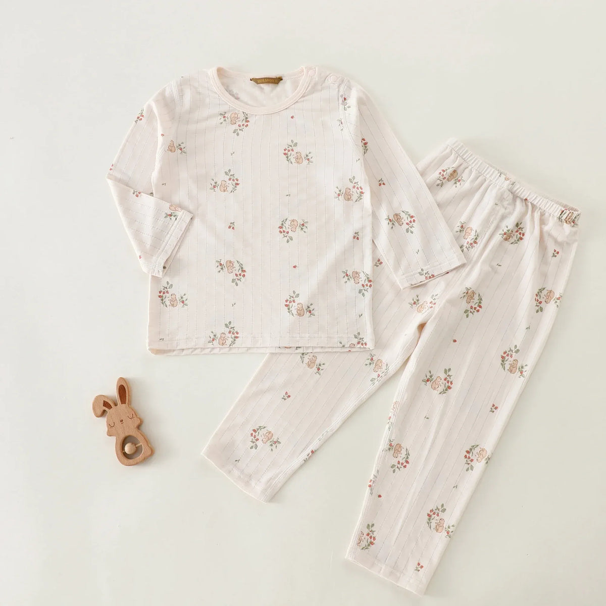 Pink Printed Pajama Set-2Pc For Baby girl Image