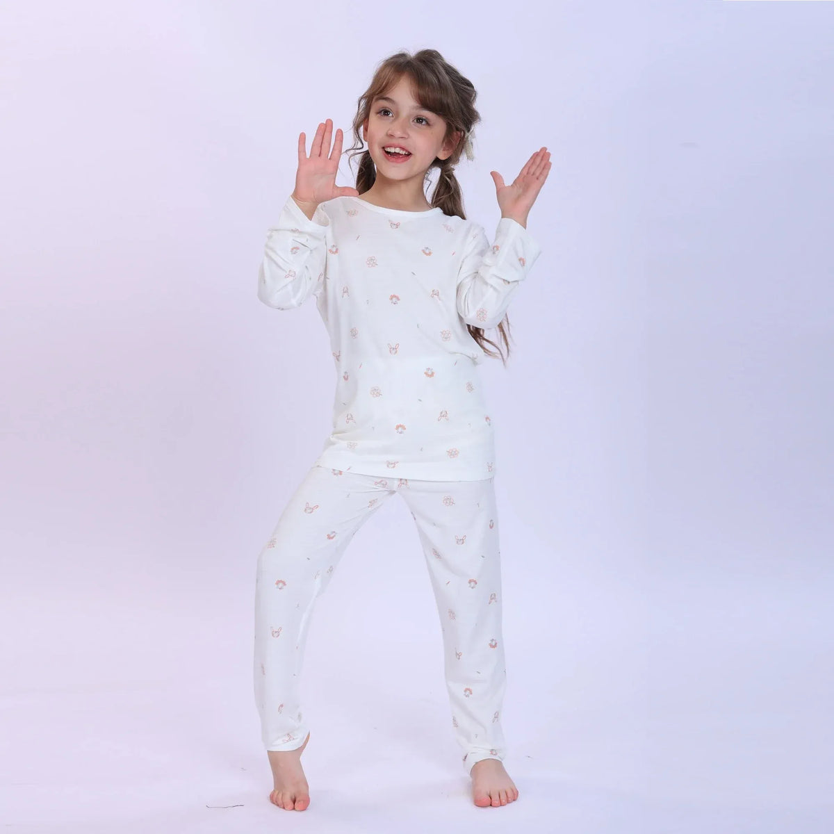 Printed Pajama Set-2Pc For Girls Image