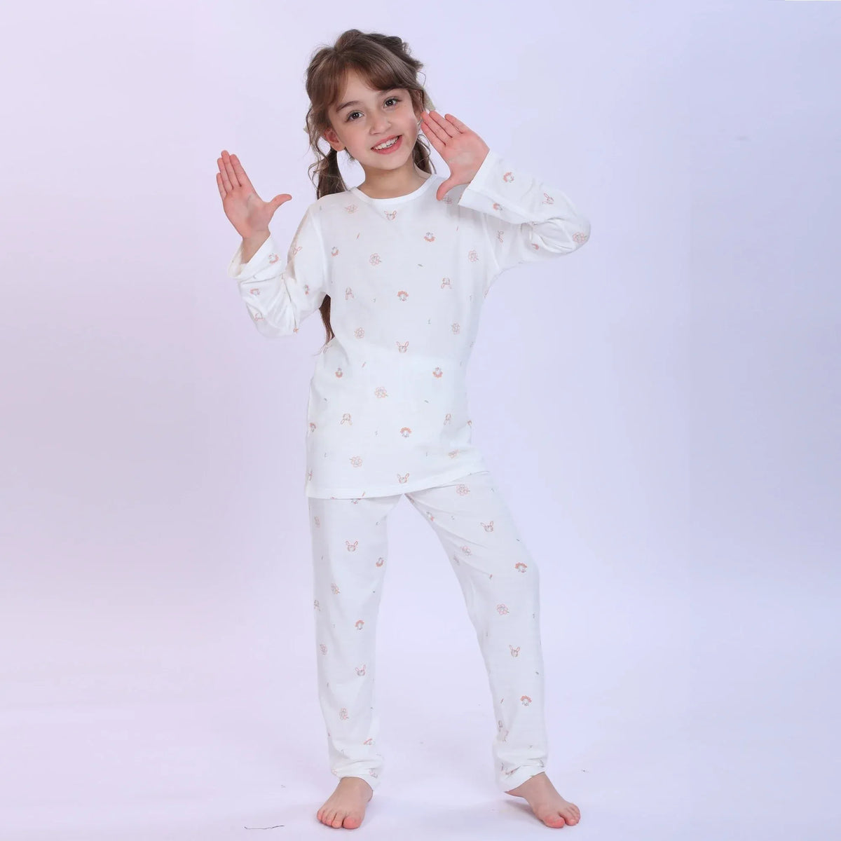 Printed Pajama Set-2Pc For Girls Image