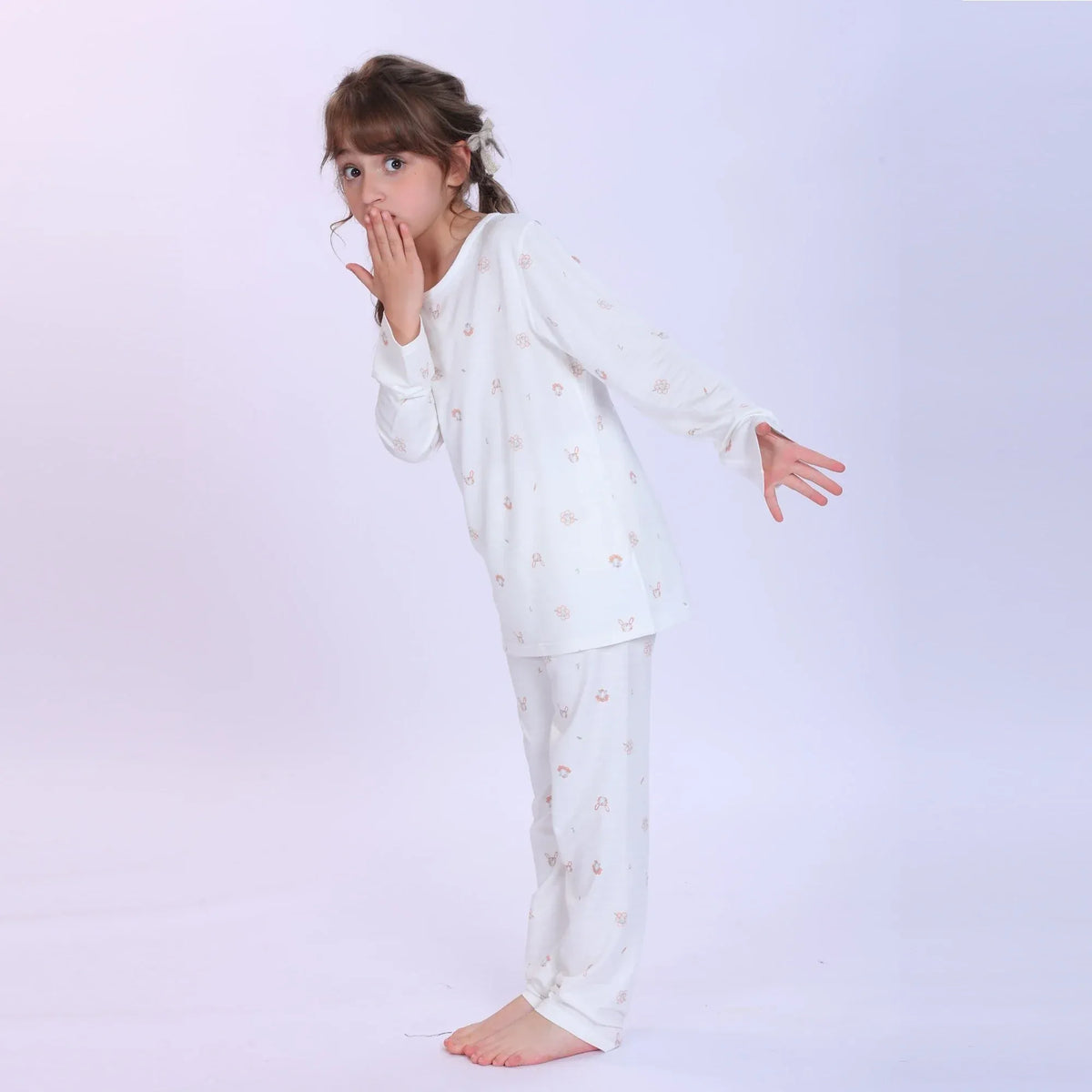 Printed Pajama Set-2Pc For Girls Image