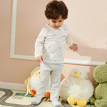 Printed T.Shirt and Checked Pants Pajama For Baby boy Image