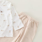 Printed T.Shirt and Checked Pants Pajama For Baby boy Image