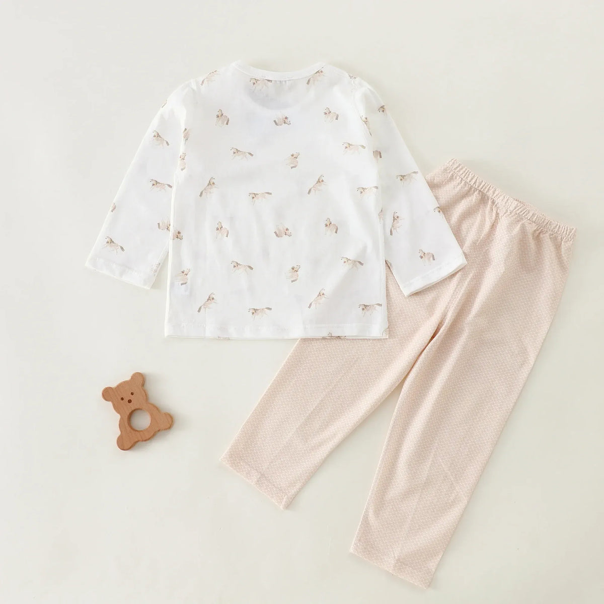 Printed T.Shirt and Checked Pants Pajama For Baby boy Image