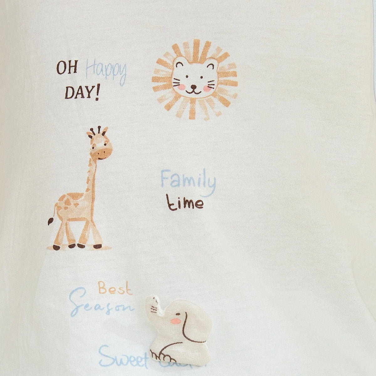 Printed Vest and Plain Shorts Pajama For Baby boy Image