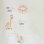 Printed Vest and Plain Shorts Pajama For Baby boy Image