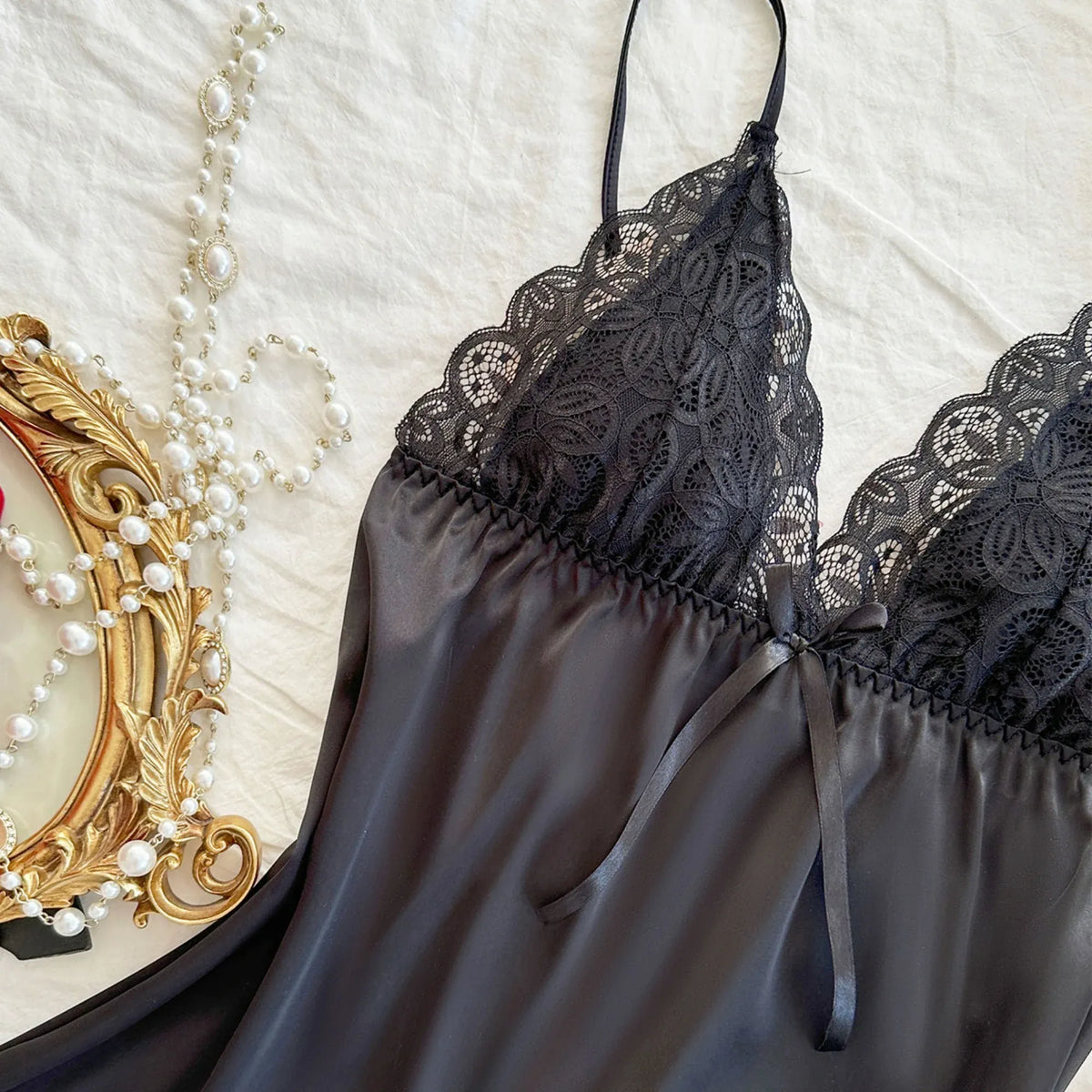 Set-2pc Top and Short Lingerie For Women Image