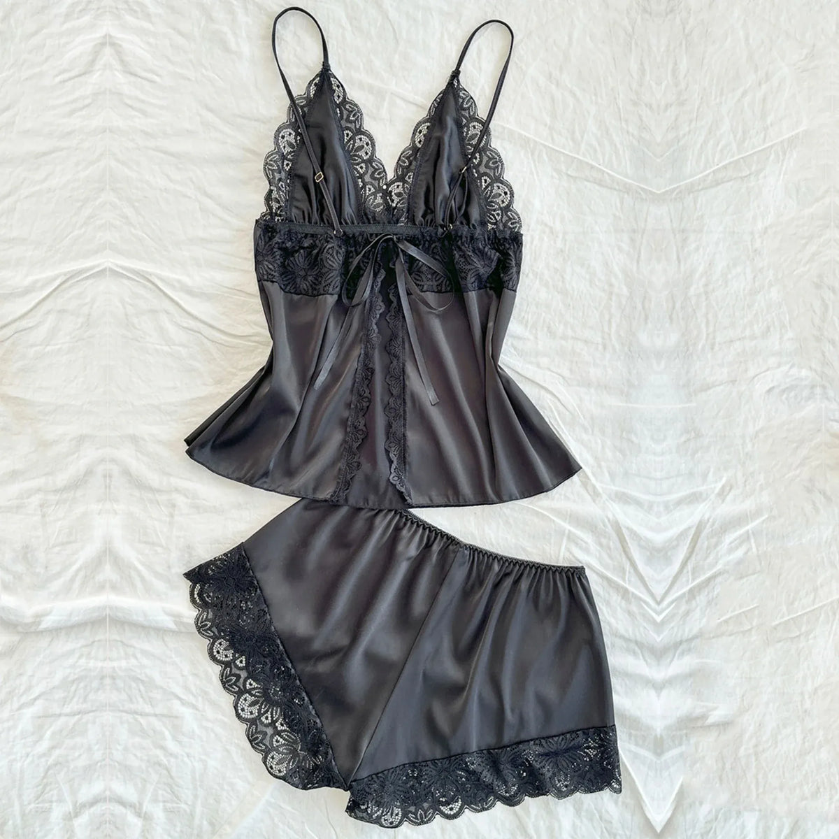 Set-2pc Top and Short Lingerie For Women Image