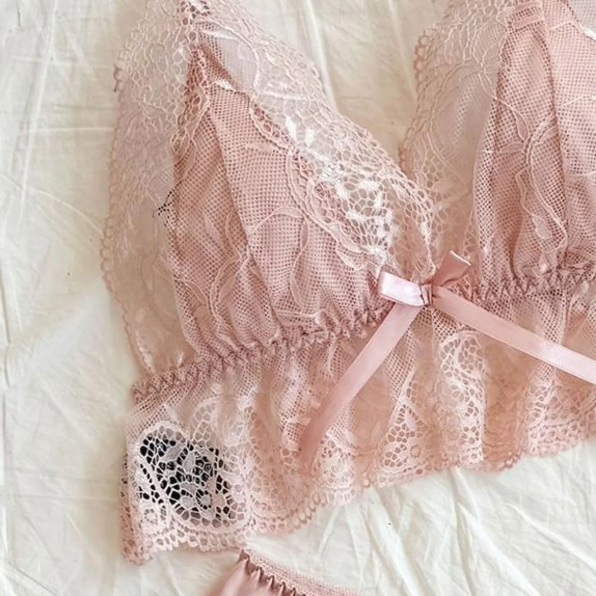 Set-2pc Top and Short Lingerie For Women Image