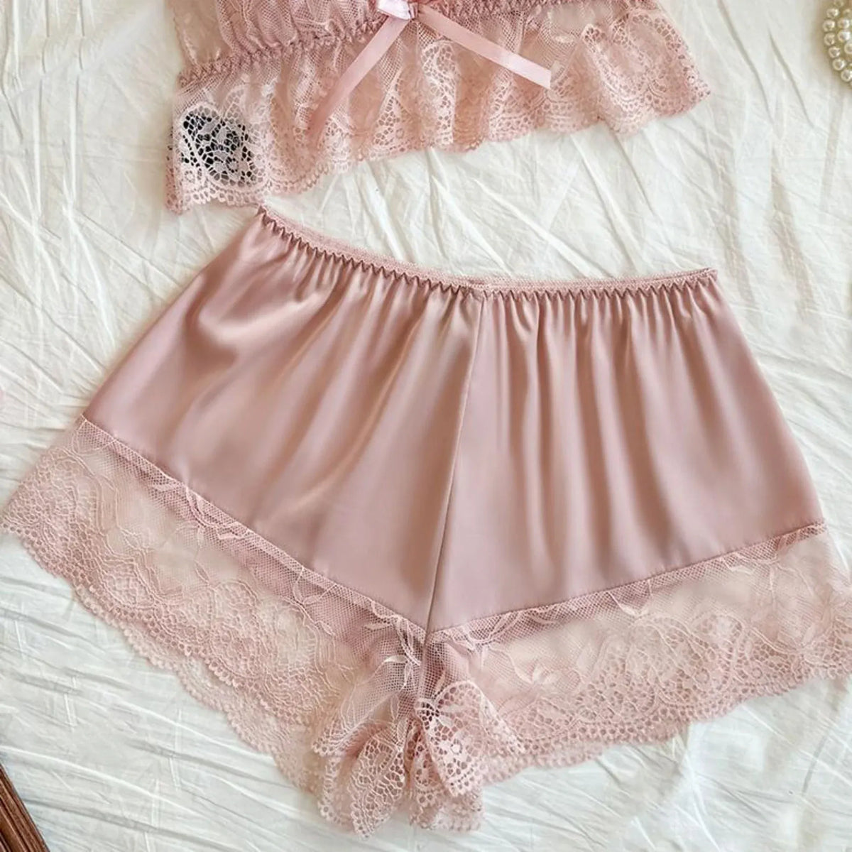 Set-2pc Top and Short Lingerie For Women Image