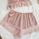 Set-2pc Top and Short Lingerie For Women Image