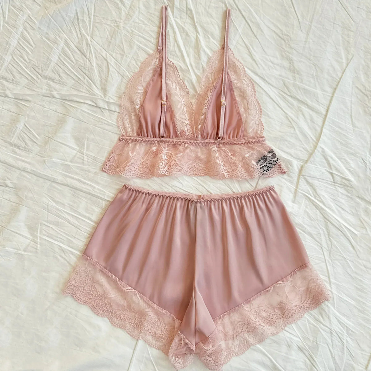 Set-2pc Top and Short Lingerie For Women Image