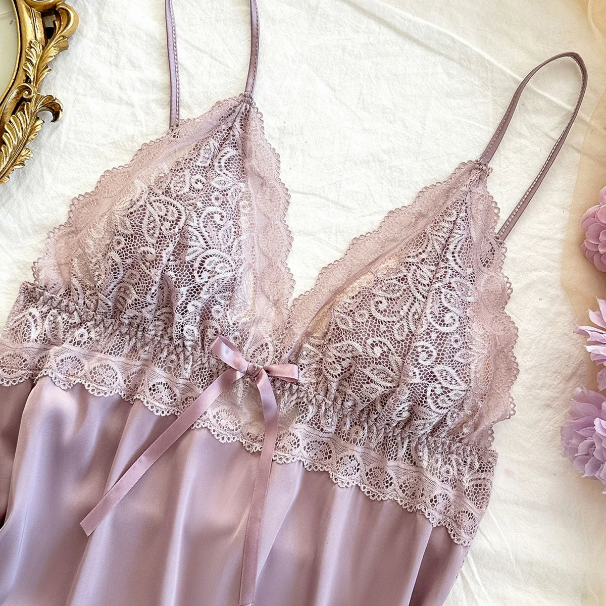 Set-2pc Top and Short Lingerie For Women Image