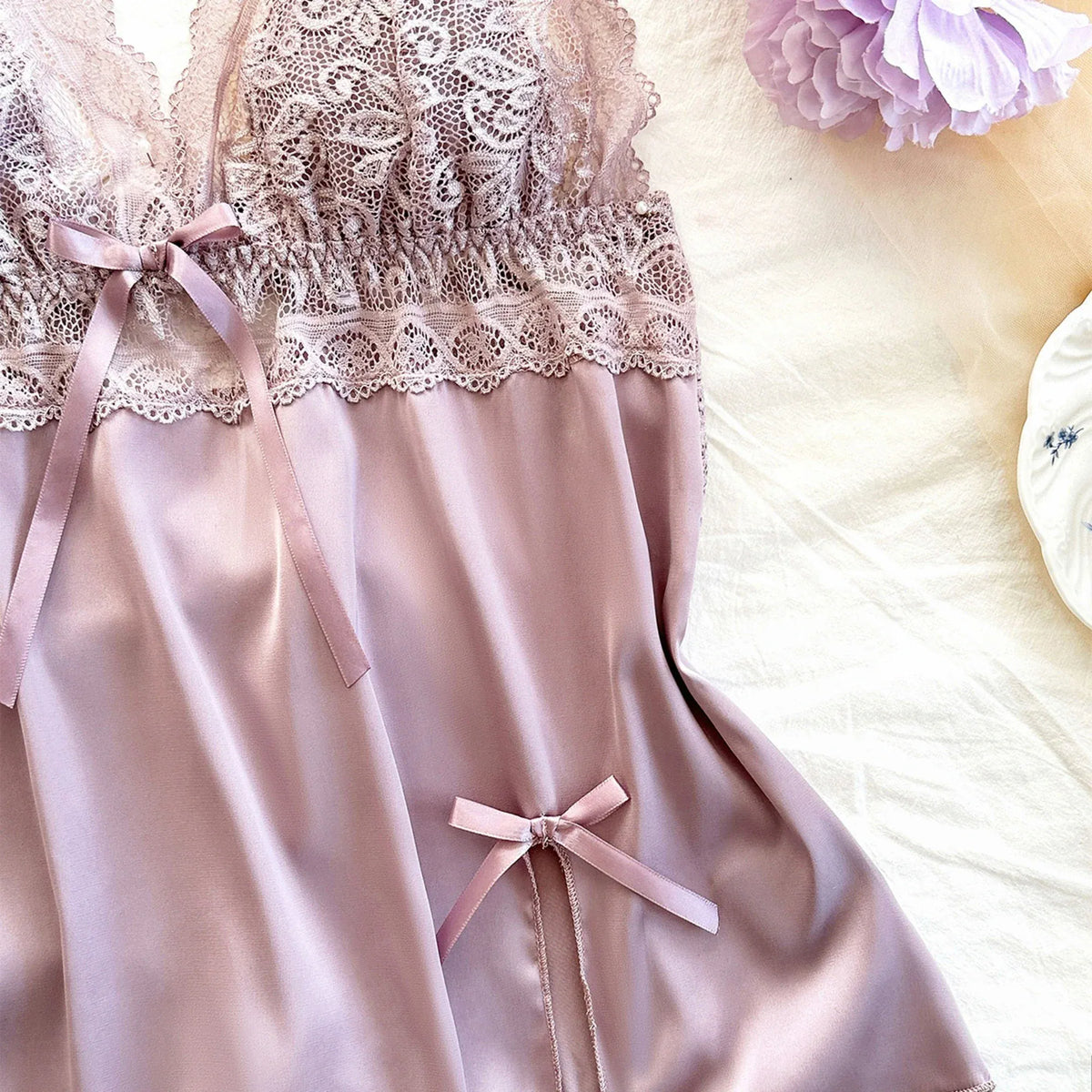 Set-2pc Top and Short Lingerie For Women Image