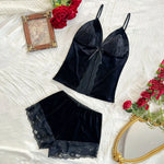 Set-2pc Top and Short Lingerie For Women Image
