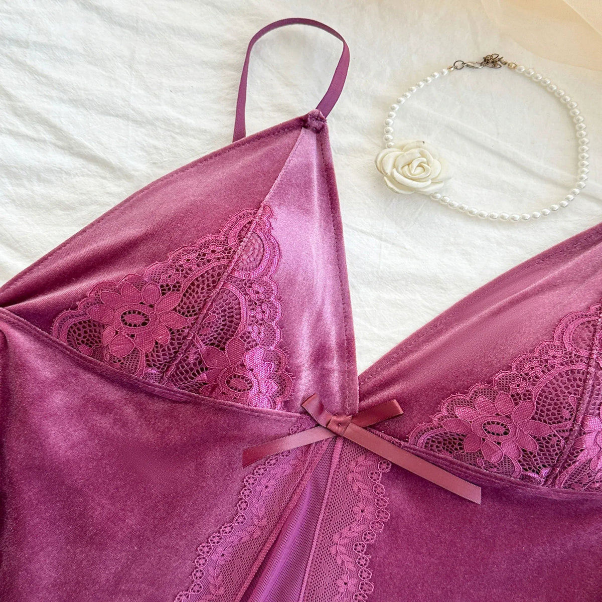 Set-2pc Top and Short Lingerie For Women Image