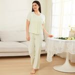 Printed Pajama Set 3Pc for Women Image