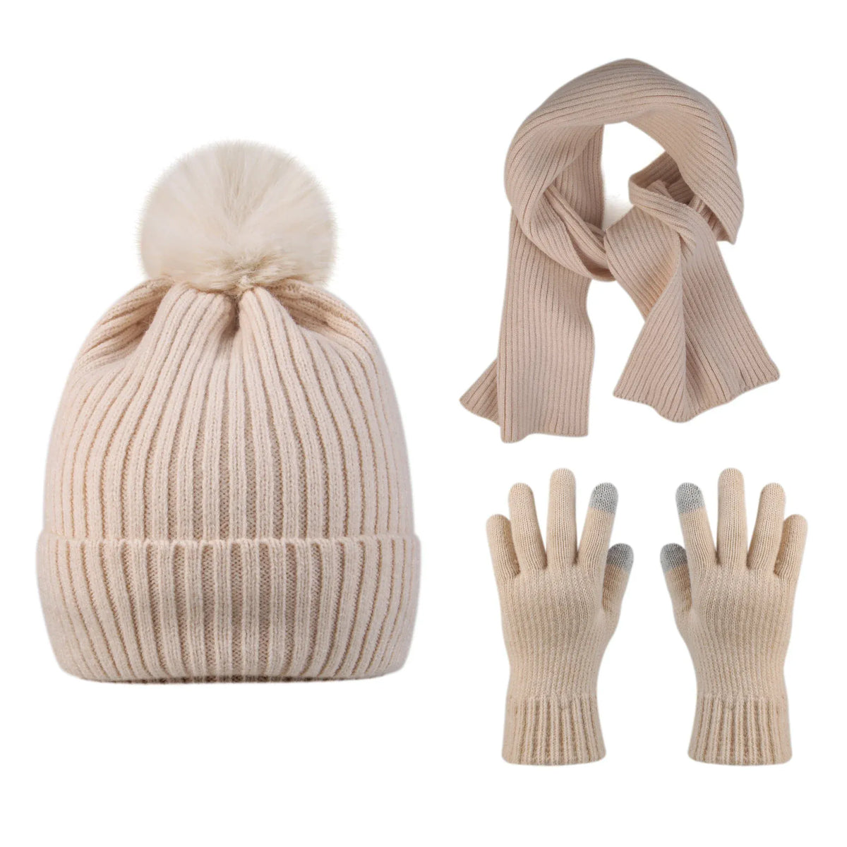 Free Beige Set-3Pc for Women Image