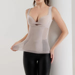 Beige Skinny Shapewear Bodysuit for Women Image