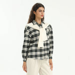 Elegant Checked Shirt-2Pc for Women Image