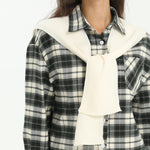 Elegant Checked Shirt-2Pc for Women Image