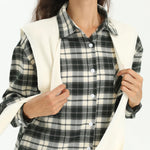 Elegant Checked Shirt-2Pc for Women Image
