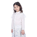 Floral Classic Shirt For Girls Image